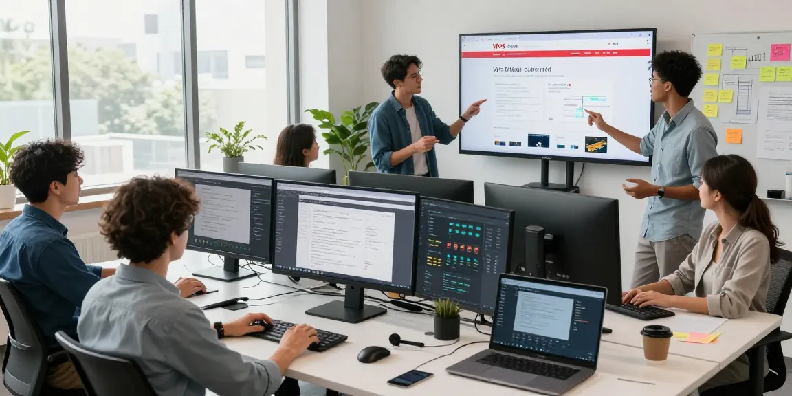 Collaborative workspace featuring team on the WPS Official Website.